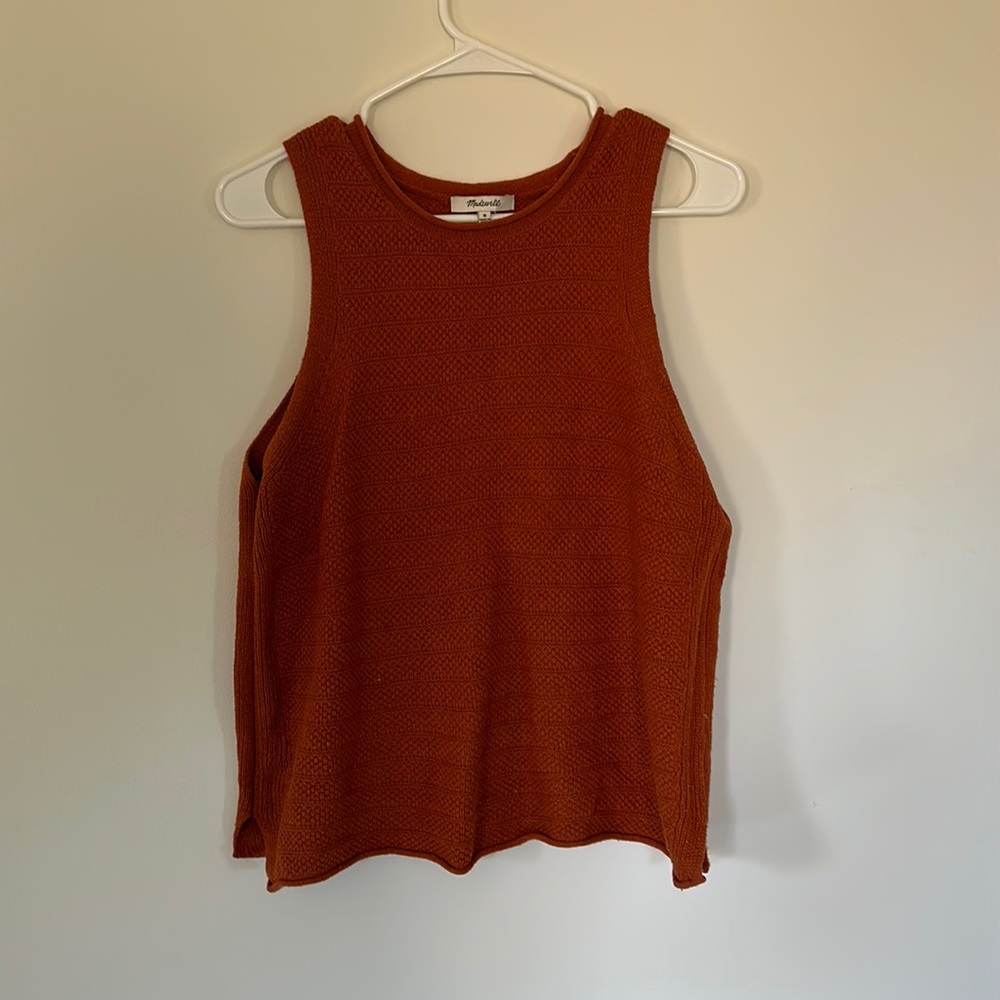 Sweater tank top
